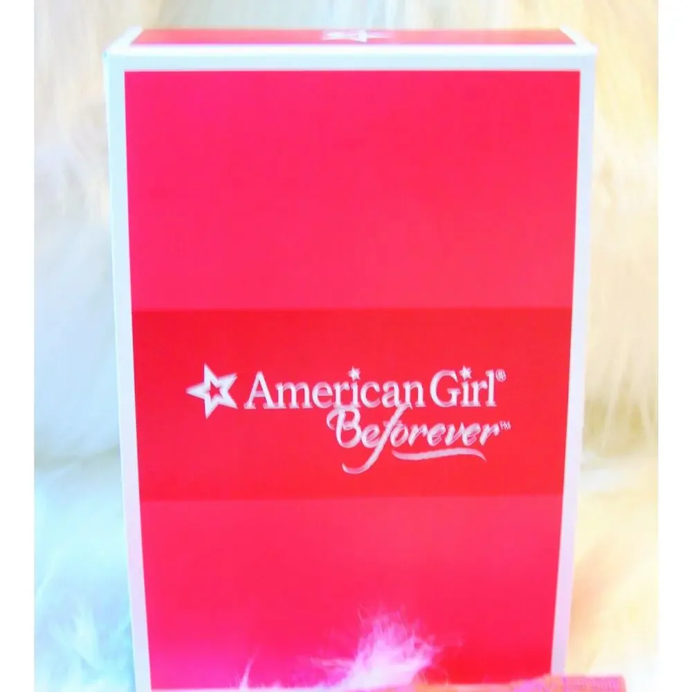 NEW American Girl Doll Clothes KIT PHOTOGRAPHER OUTFIT Flower Dress Sweater Bow!
